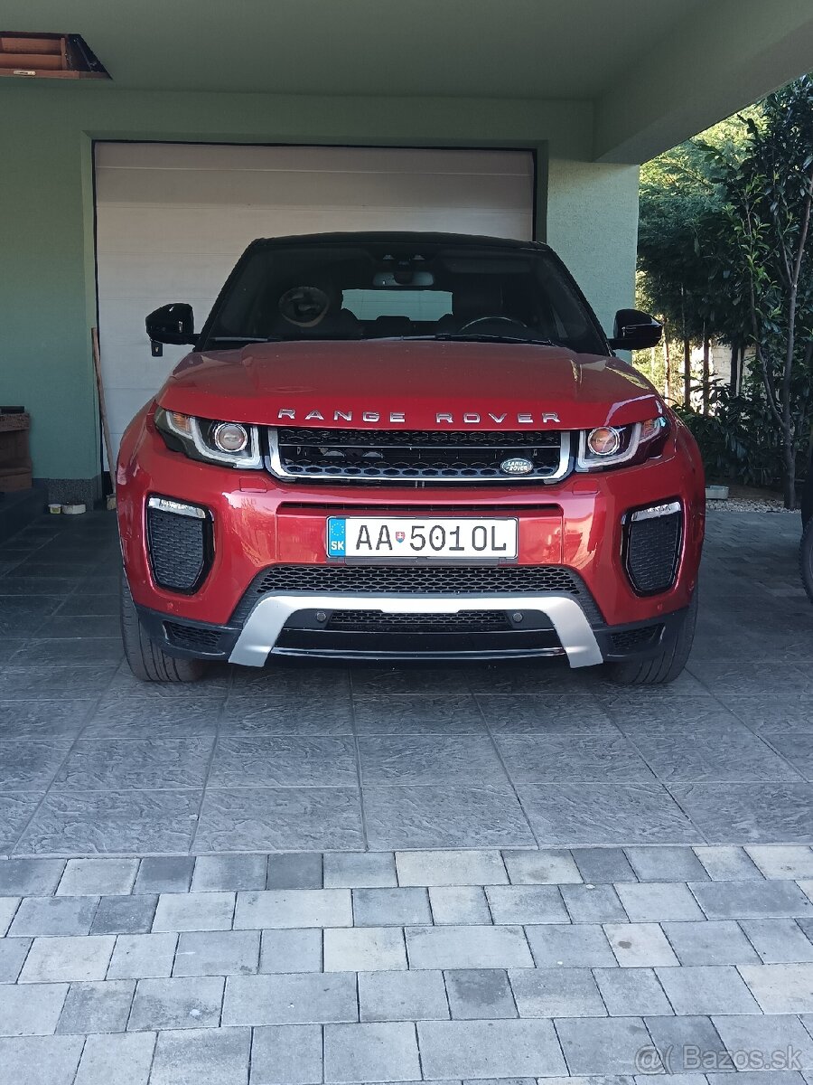 Predám range rover evoque 2017,78.000km
