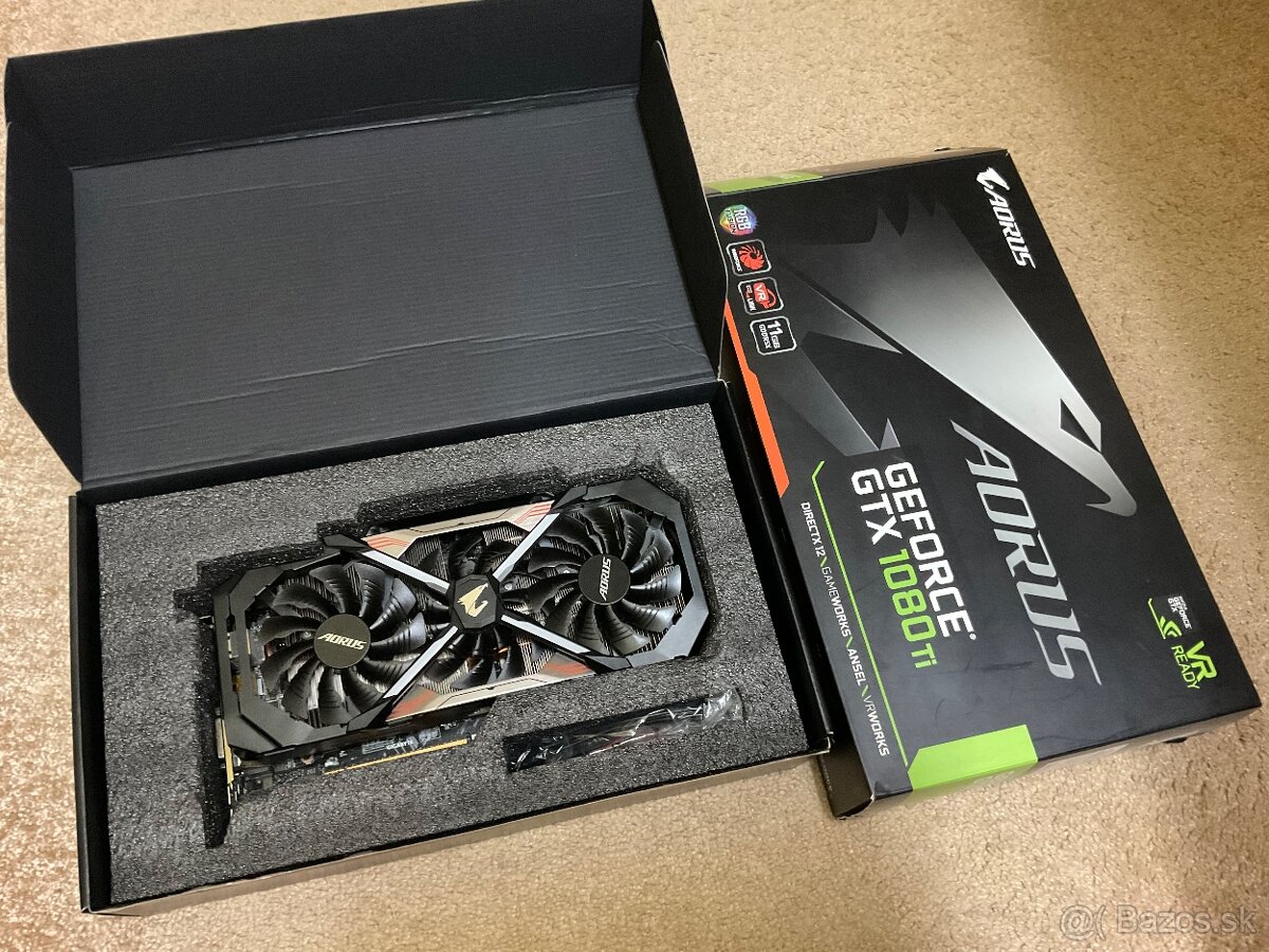 Predám AORUS GTX 1080Ti 11GB