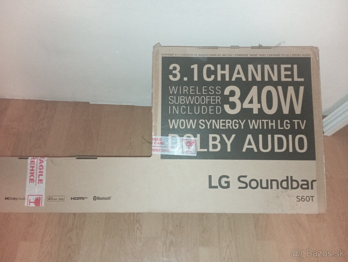 Predám Soundbar LG S60T