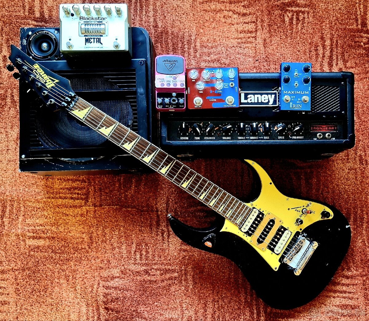 Elektricka Gitara_Ibanez 24 pražc. +prislusenstvo