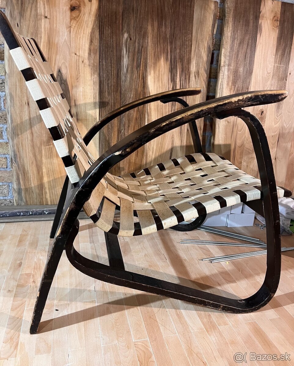 Retro kreslo Vanek, Halabala