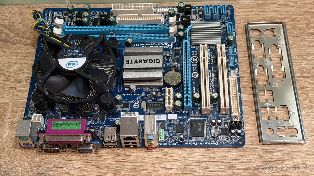 Gigabyte GA-G41MT-ES2L + Pentium Dual Core E5400, socket 775