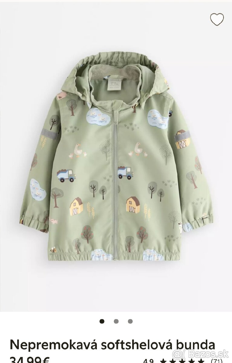 Nepremokavá softshelová bunda Lindex