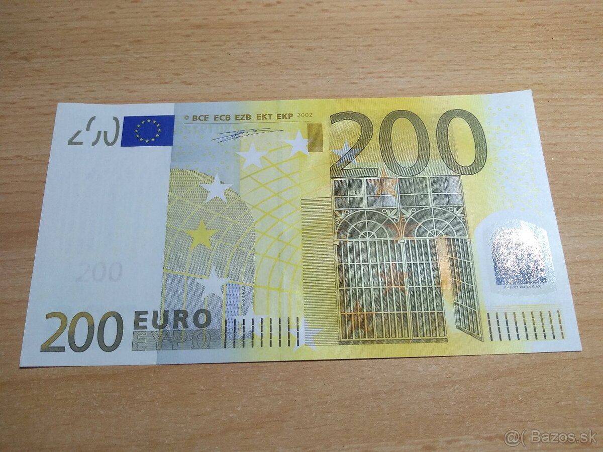 Bankovky 200€ rok 2002