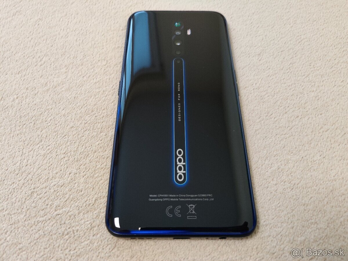 Oppo Reno 2Z..   8gb/128gb.   Tmavá metalíza sklo.