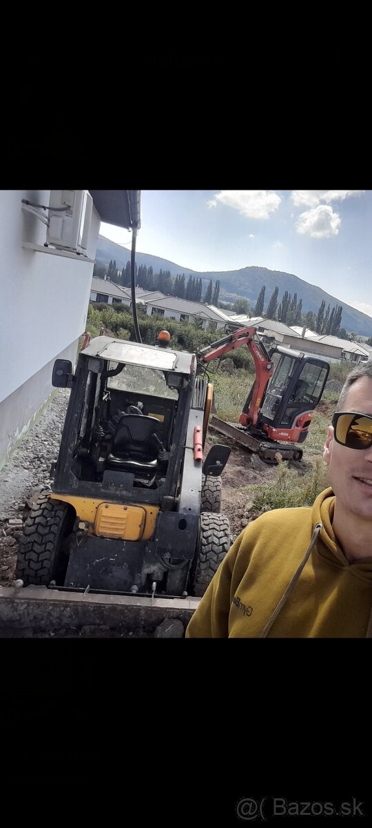 Zemne prace Vykopove Buracie prace sklapac BAGER Preprava