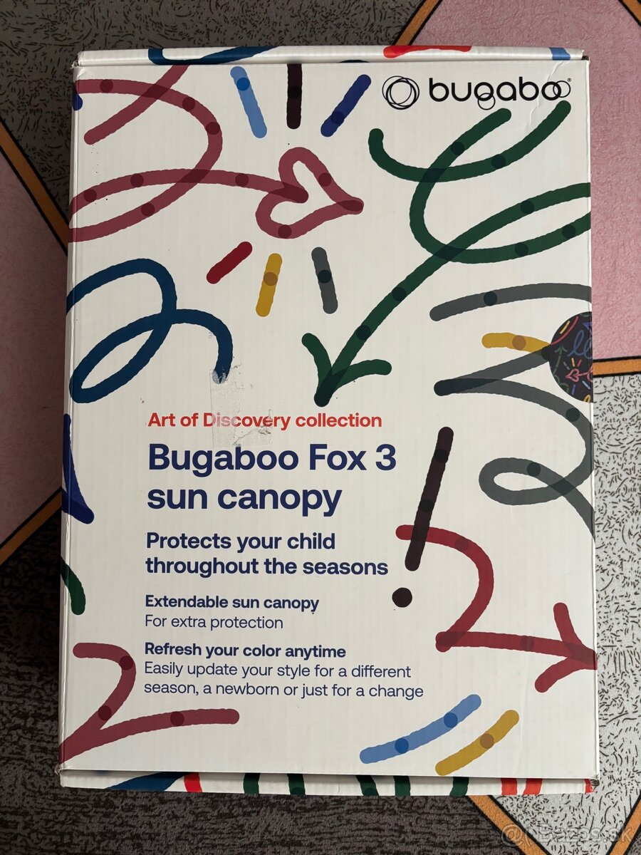 Predlžovacia strieška Bugaboo Fox3 Art of Discovery