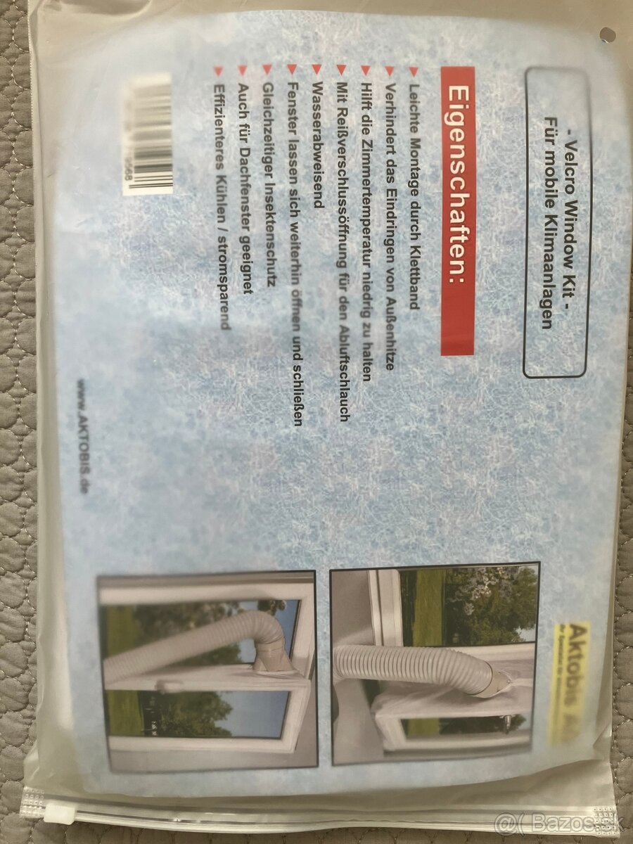 Predám úplne nové klimatizačné tesnenie/sieťku na okno