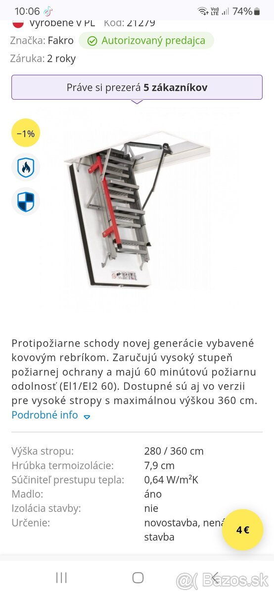 Streše Schody