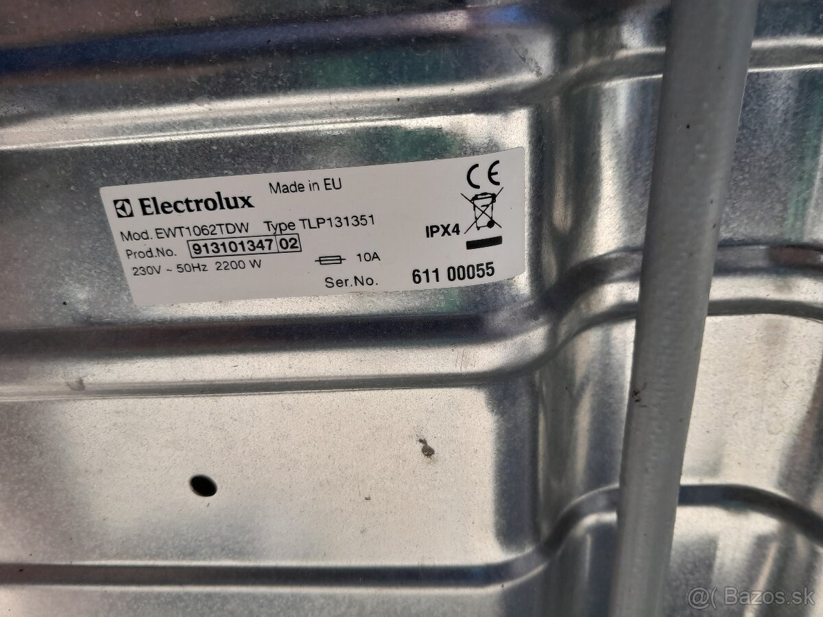 Predám práčku Electrolux