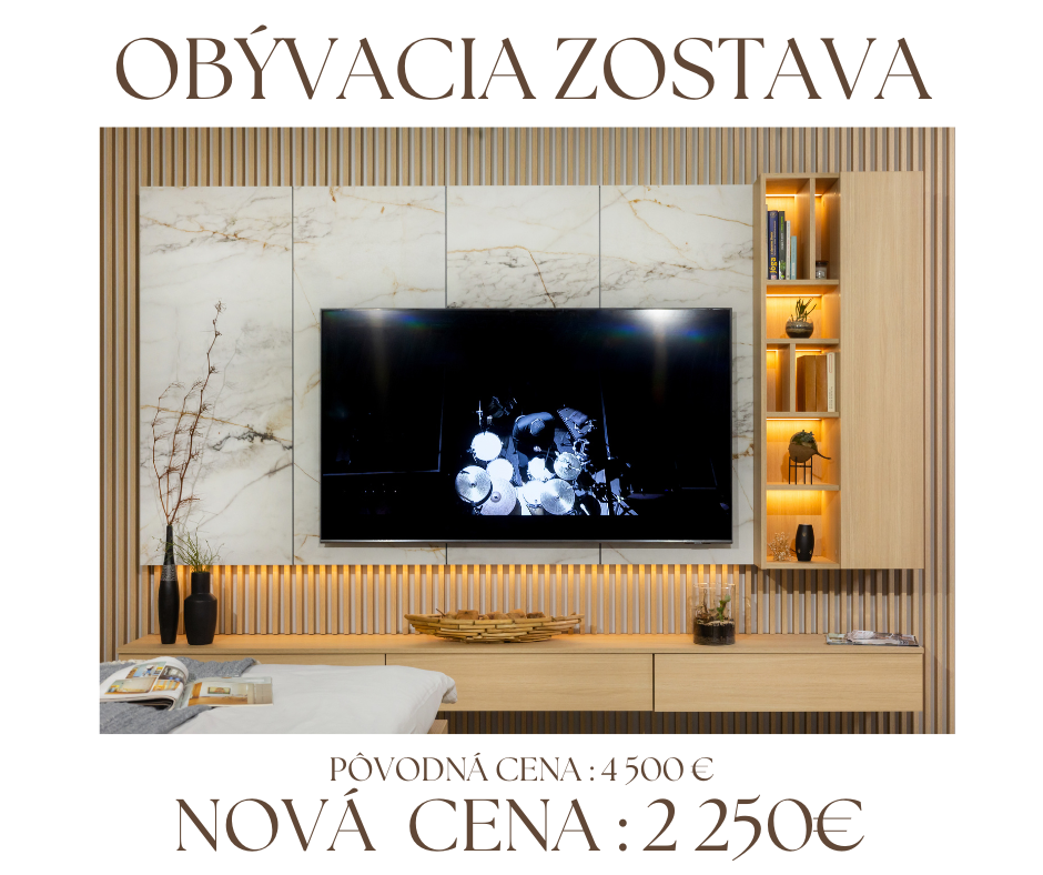 PREDÁM OBÝVACIU ZOSTAVU- VÝSTAVNÝ KUS ZA VÝHODNÚ CENU