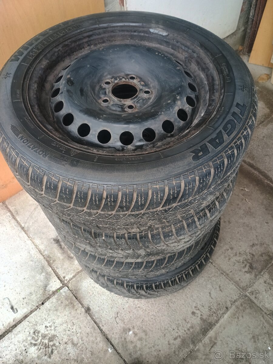Plechové disky,zimné pneu