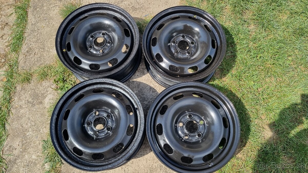 Plechove disky r15 5x100 OCTAVIA 1,GOLF 4