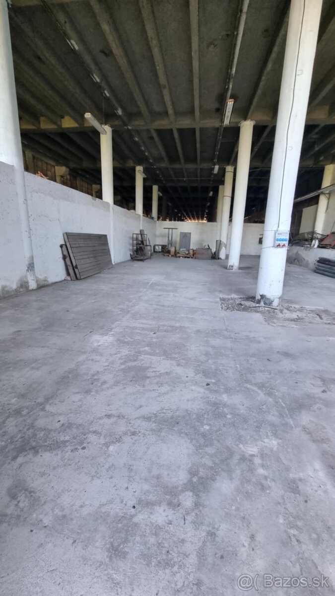 Prenájom priestoru na sklad, servis alebo výrobu