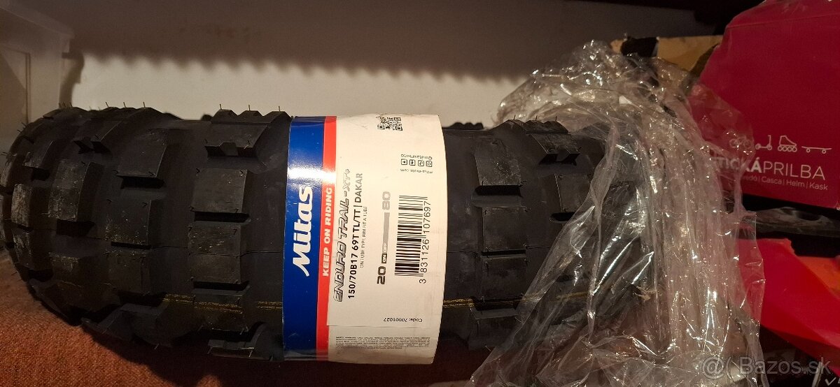 Pneumatika Mitas E09 150/70 B17 enduro trail Xt +