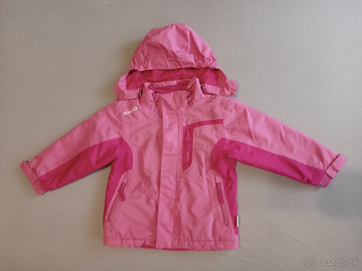 Detská zimná vetrovka dievčenská veľ.104