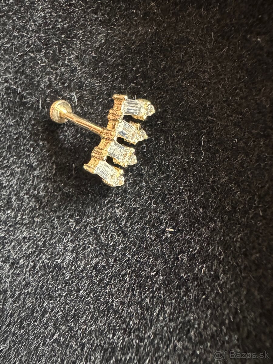 Piercing/naušnica zlata do ucha 14K