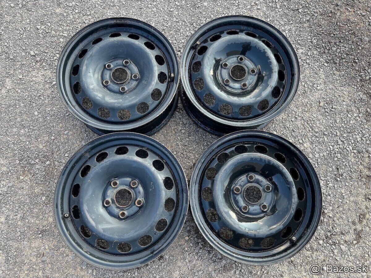 Plechové disky 5x112 R16 originál VW Seat Audi Škoda