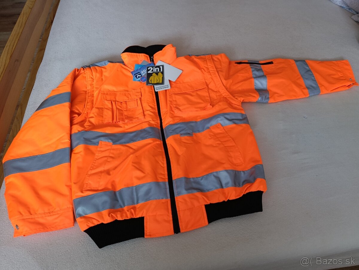 Zimná reflexna bunda