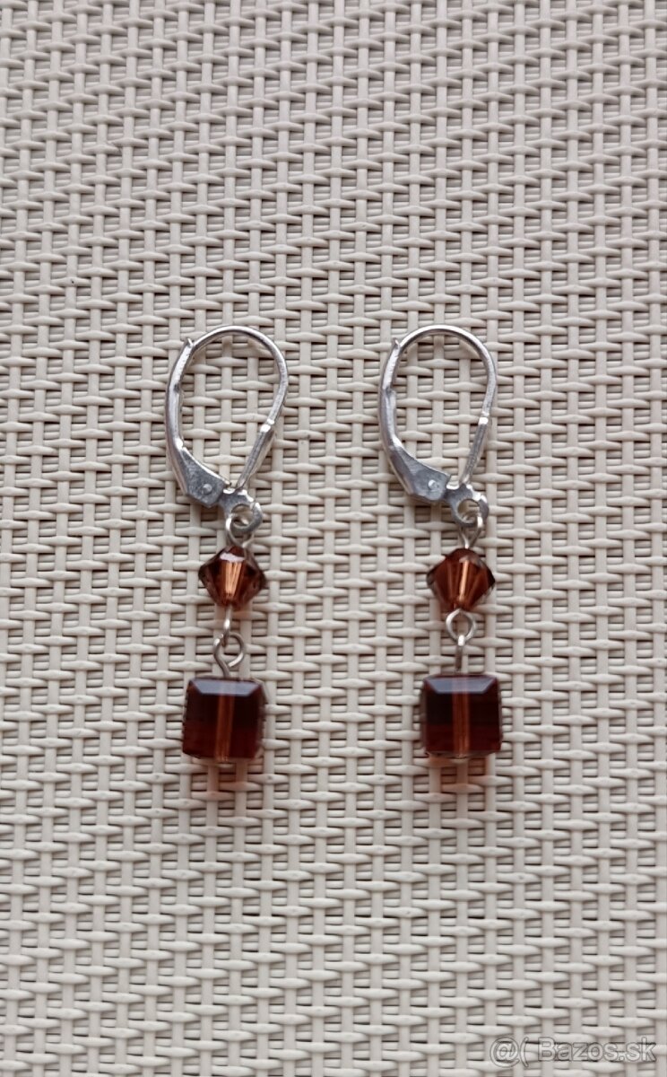 Náušnice so Swarovski krištálmi