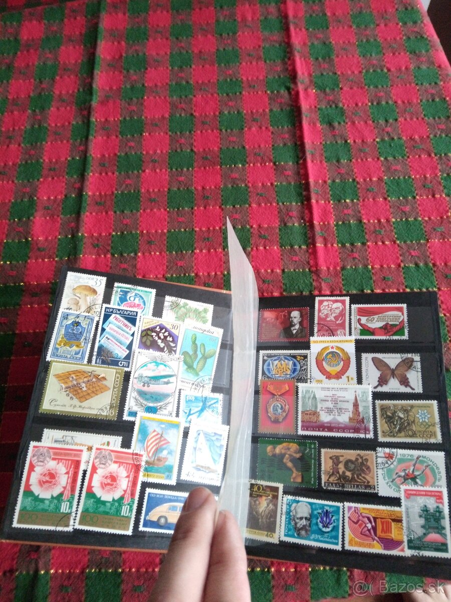 Známky album.Rozne.