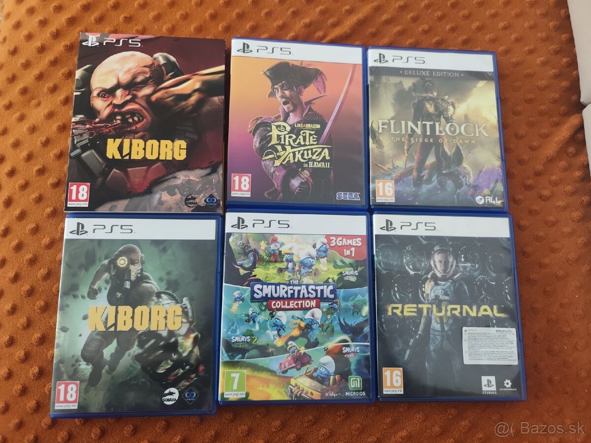 Na predaj hry na ps5