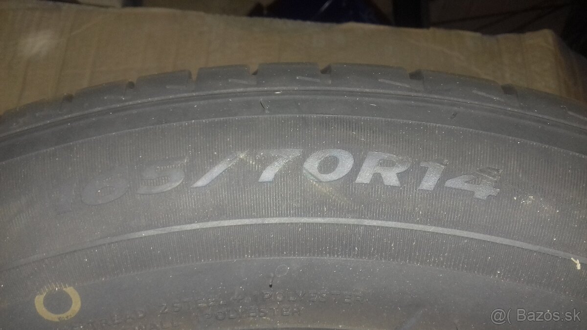 Letné pneumatiky 165/70R14