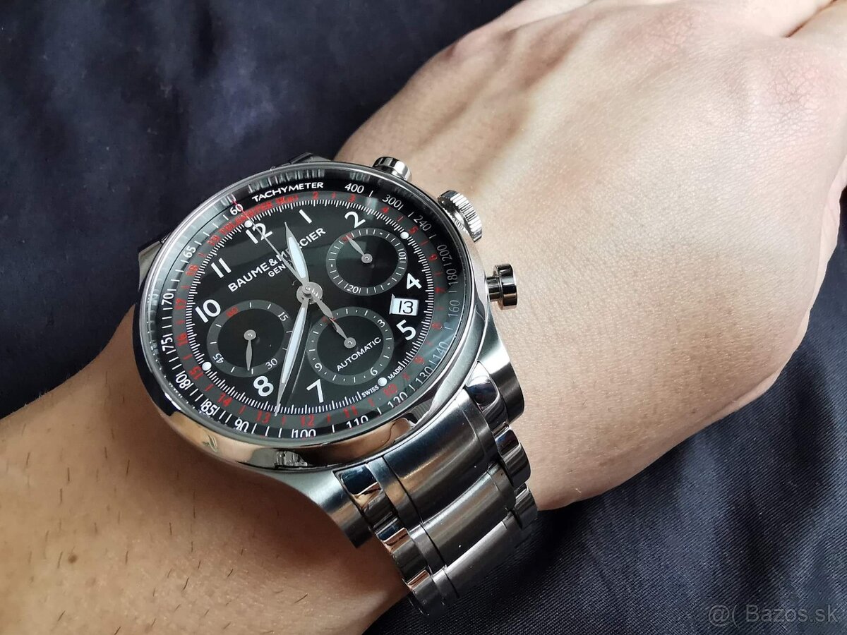 Baume & Mercier, model Capeland Chronograph, orig. hodinky