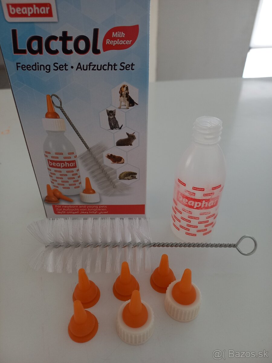 Lactol Fľaša na kŕmenie šteniatok, mačiatok a iných domácich