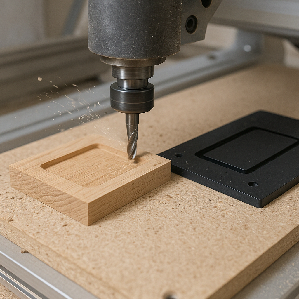 🛠️ CNC FRÉZOVANIE DIELOV – DREVO, PLAST, SKLOLAMINÁT