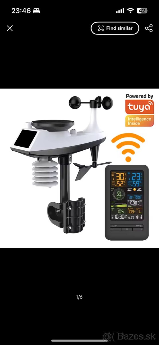 Smart meteostanica Tuya 7 in 1