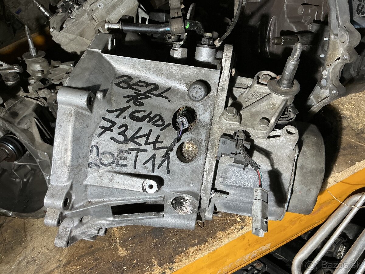 Peugeot partner 1,6 Hdi 73KW - převodovka.