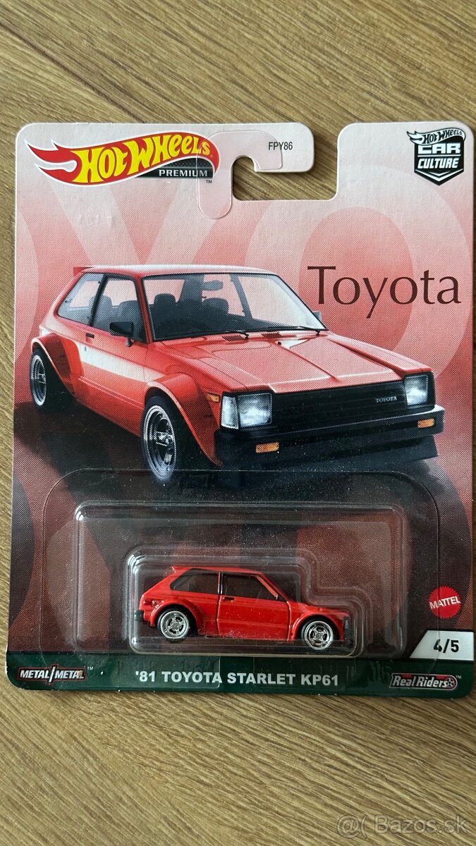Hotwheels Toyota Starlet KP61