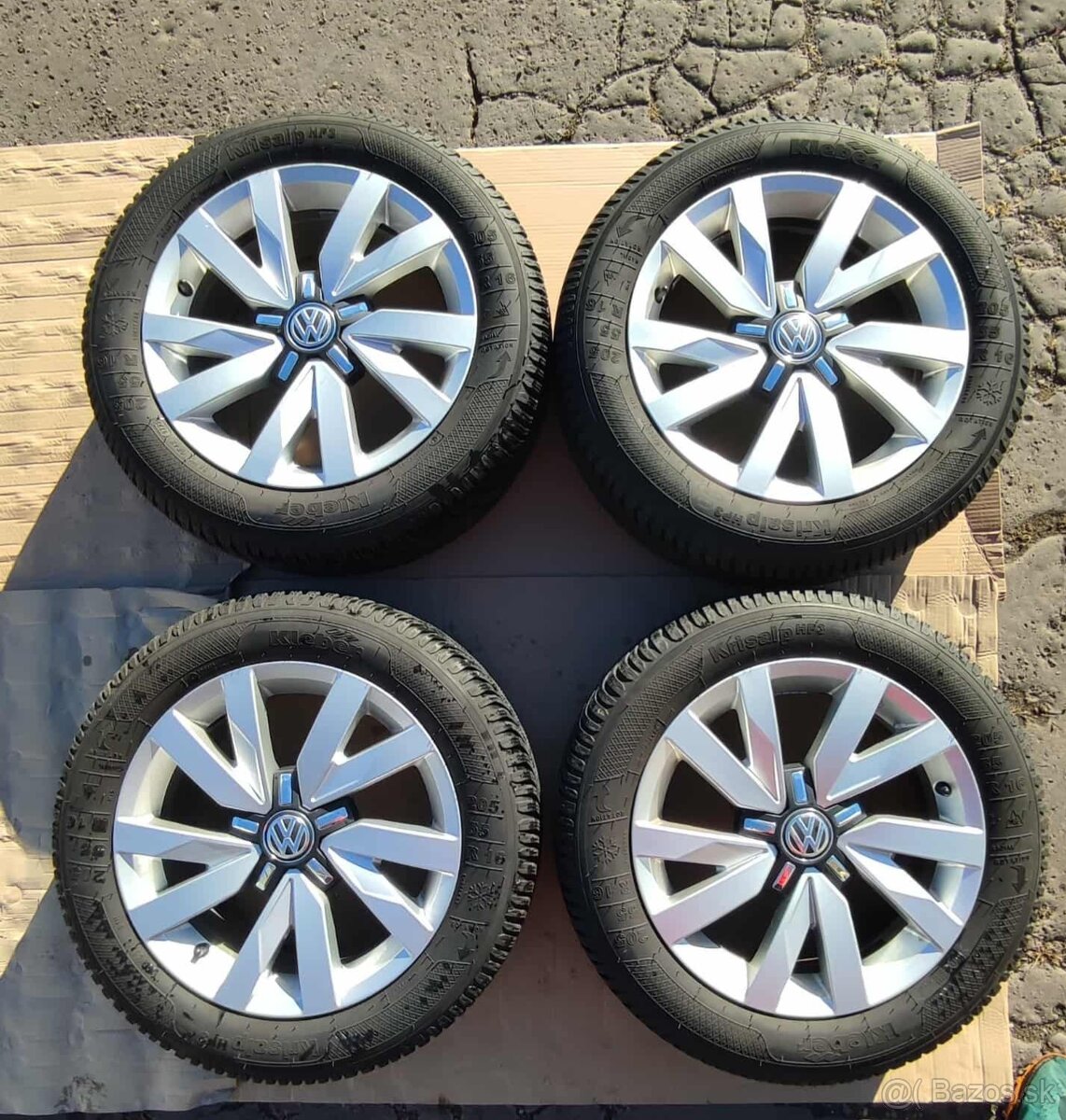 Zimná sada 16" originál disky VW + pneu Kleber Krisalp HP3