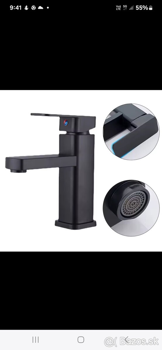 Predám 2 nové nepoužité umyvadlivé batérie