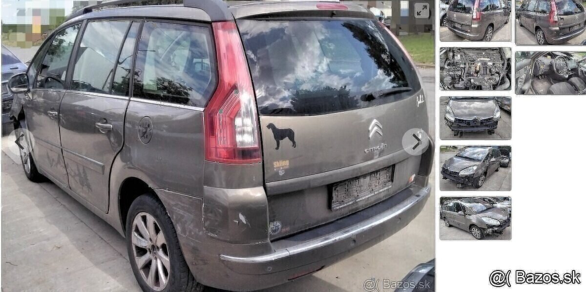 Citreon C4 Grand Picasso 2.0 HDI 2013 predám MOTOR RH02, RHE