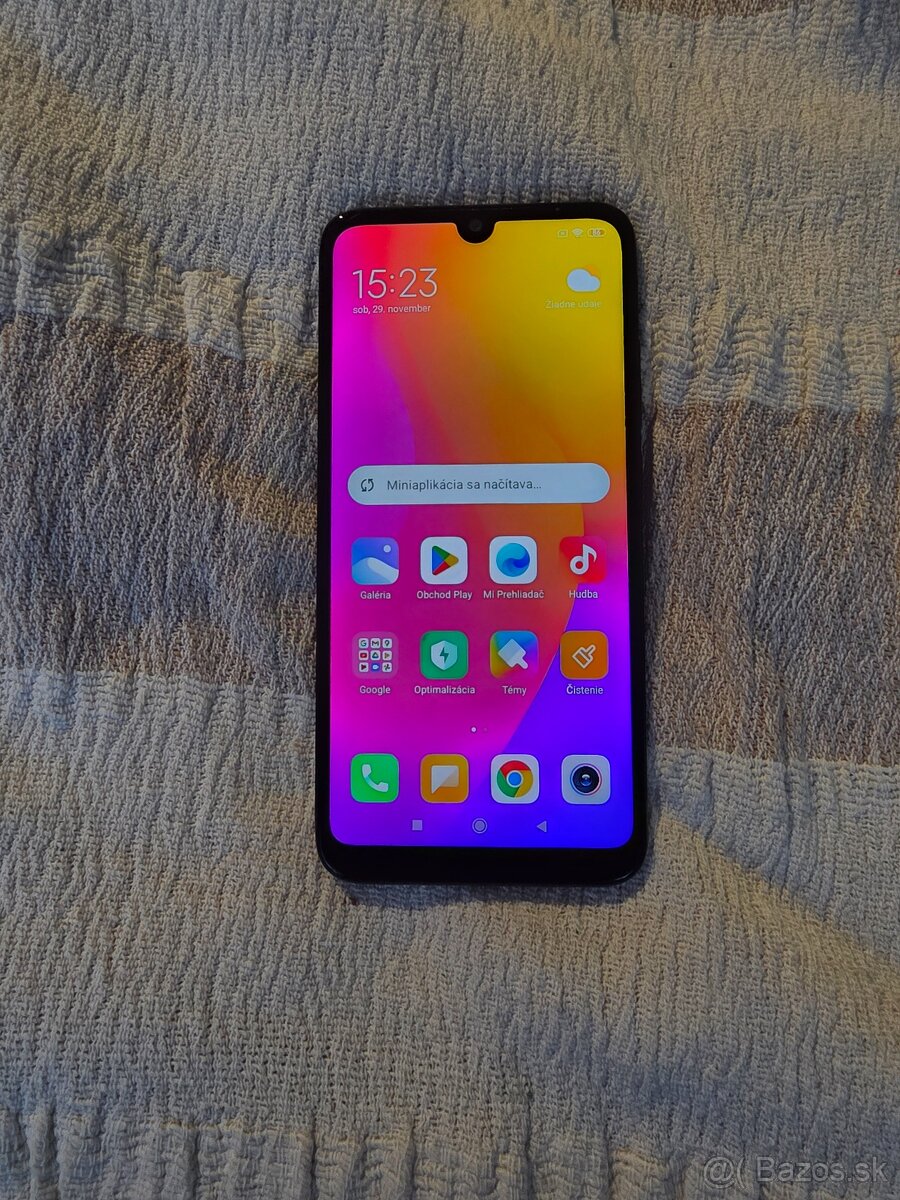 Xiaomi redmi 7 3/64gb čierno červený dual sim plne funkčný j