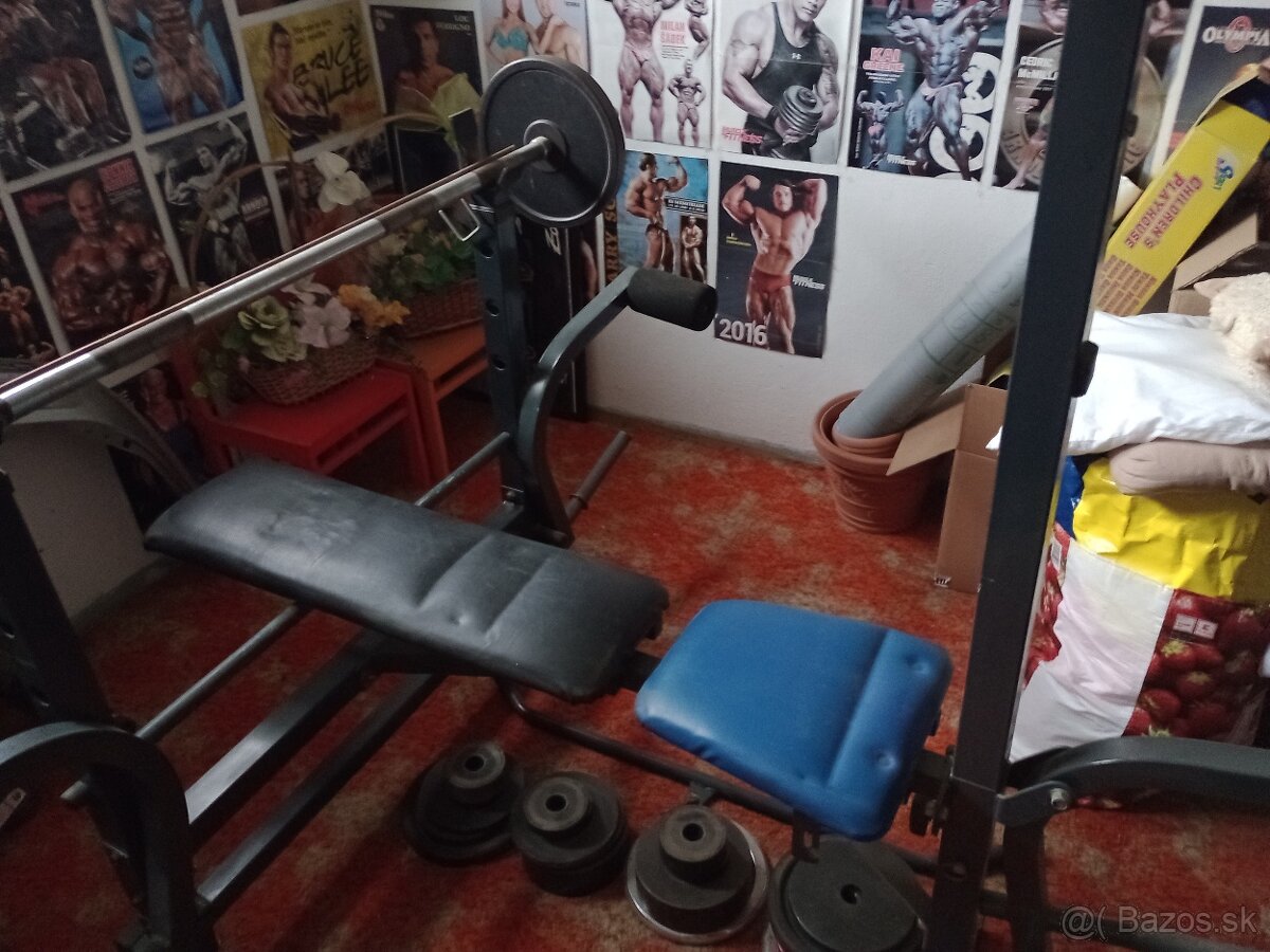 Multifunkčná posiľňovacia lavička