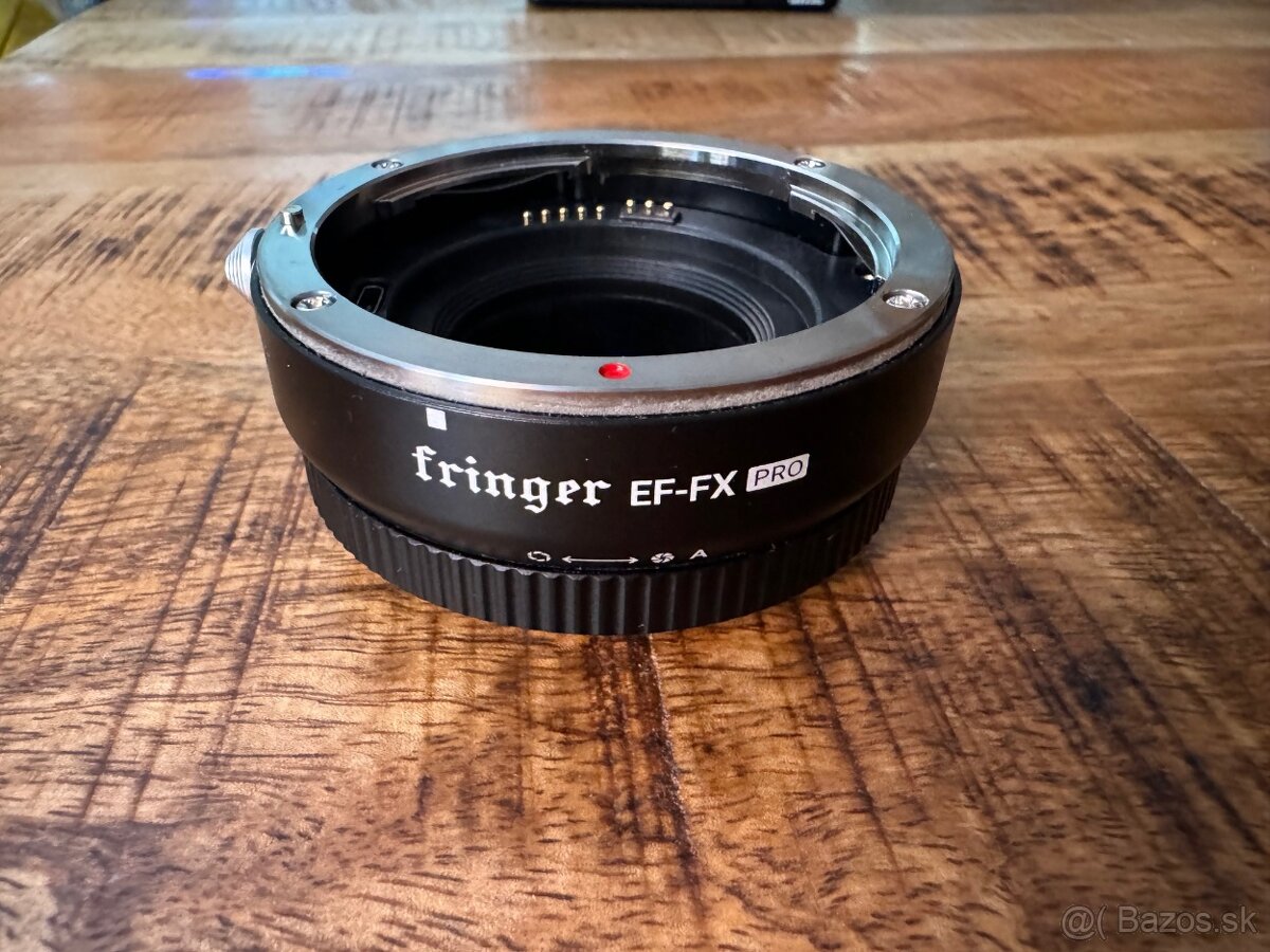 Adapter Fringer EF-FX PRO na Fuji a canon objektívy