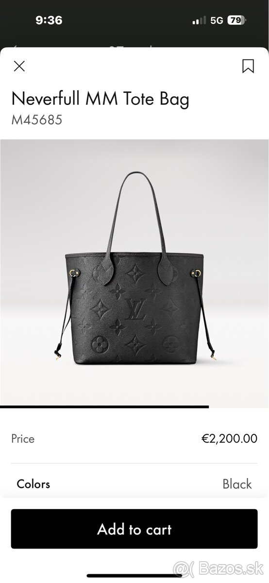 Originál Louis Vuitton Neverfull MM , pc 2200€