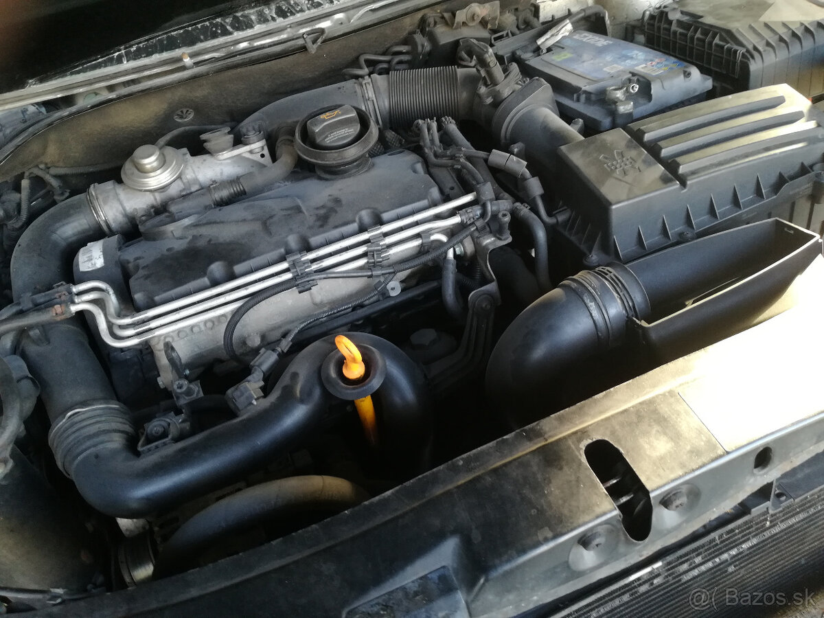 agregat na octavia II 1,9 tdi 77kw BXE motor, vstreky, hlava