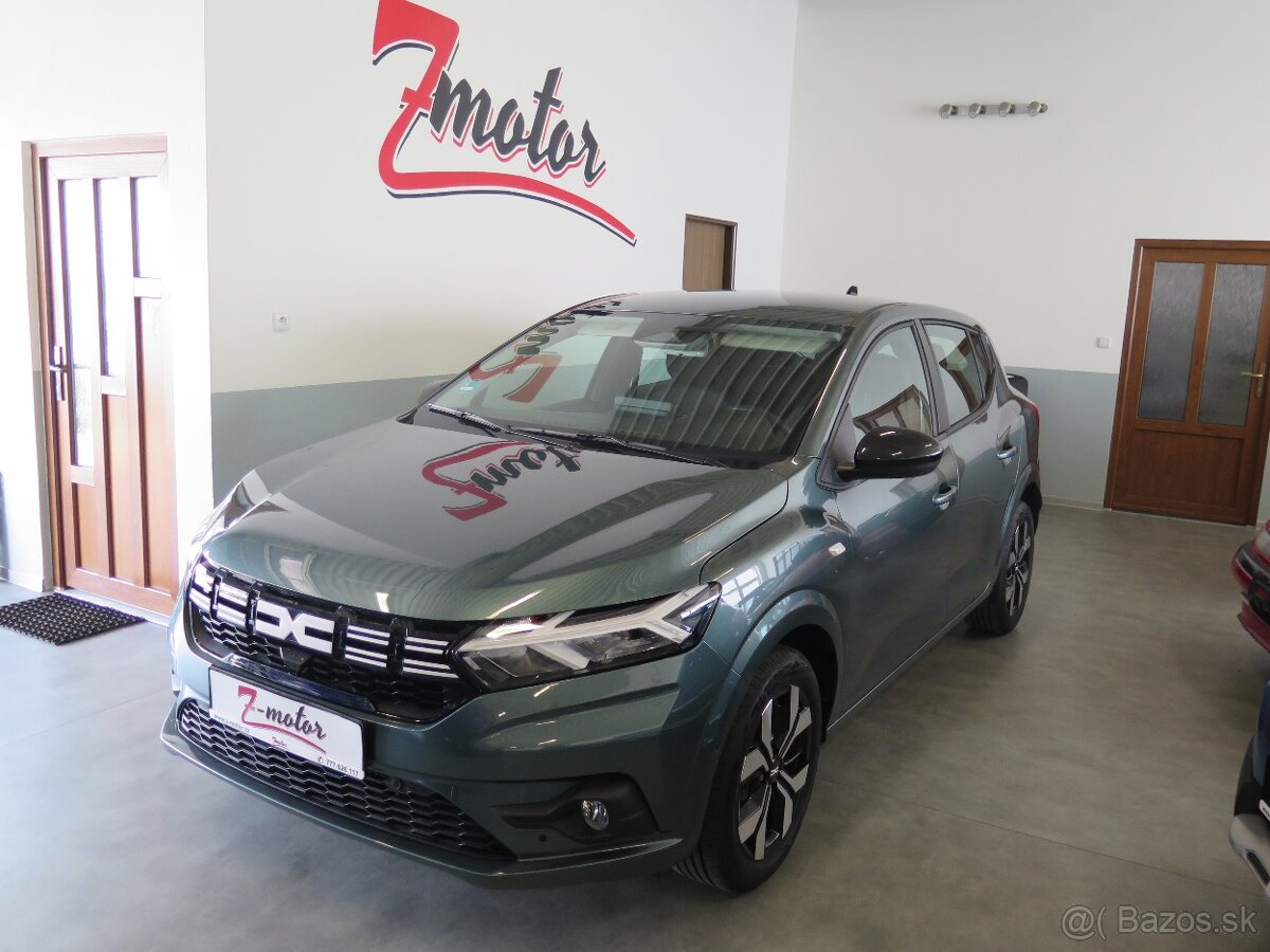 Dacia Sandero 1.0TCe,navi,asistenti,keyless,klima,výhřev