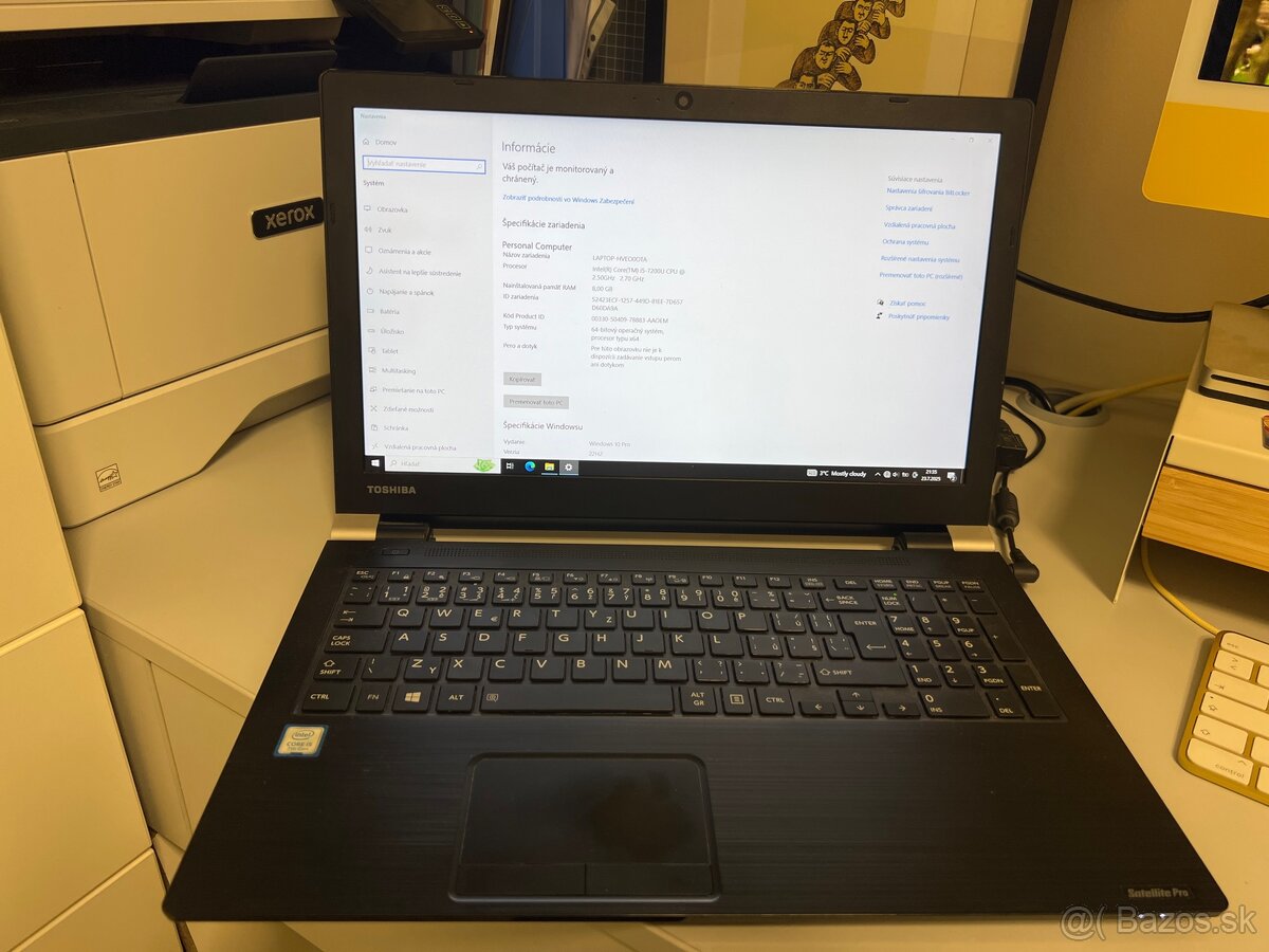 Notebook Toshiba Satellite Pro