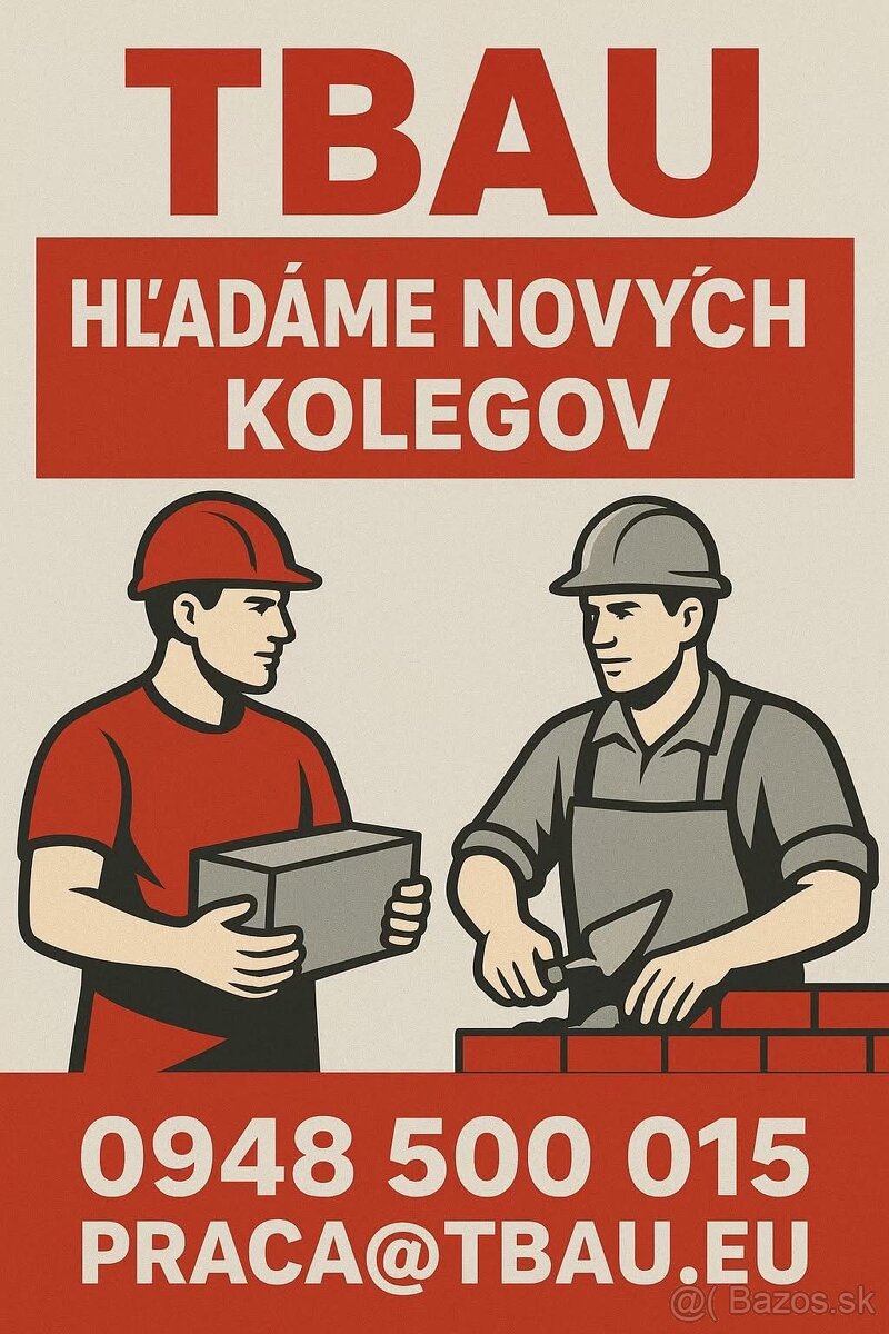 Hľadáme skúsených MURÁROV do Nemecka