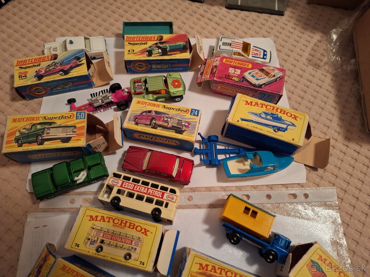 Politoys Mebetoys Corgi Matchbox RW SF boxy