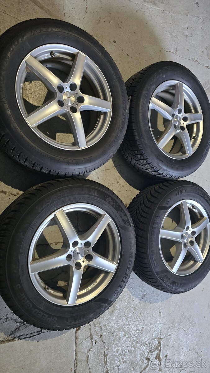 Predam elektrony 5x108 R17 a zimne gumy