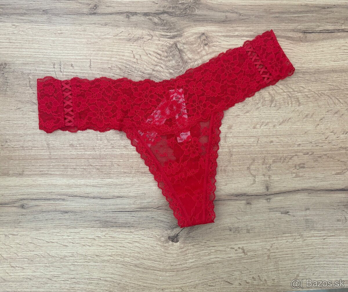 Čipkované tangá nohavičky Victoria's secret veľ. S