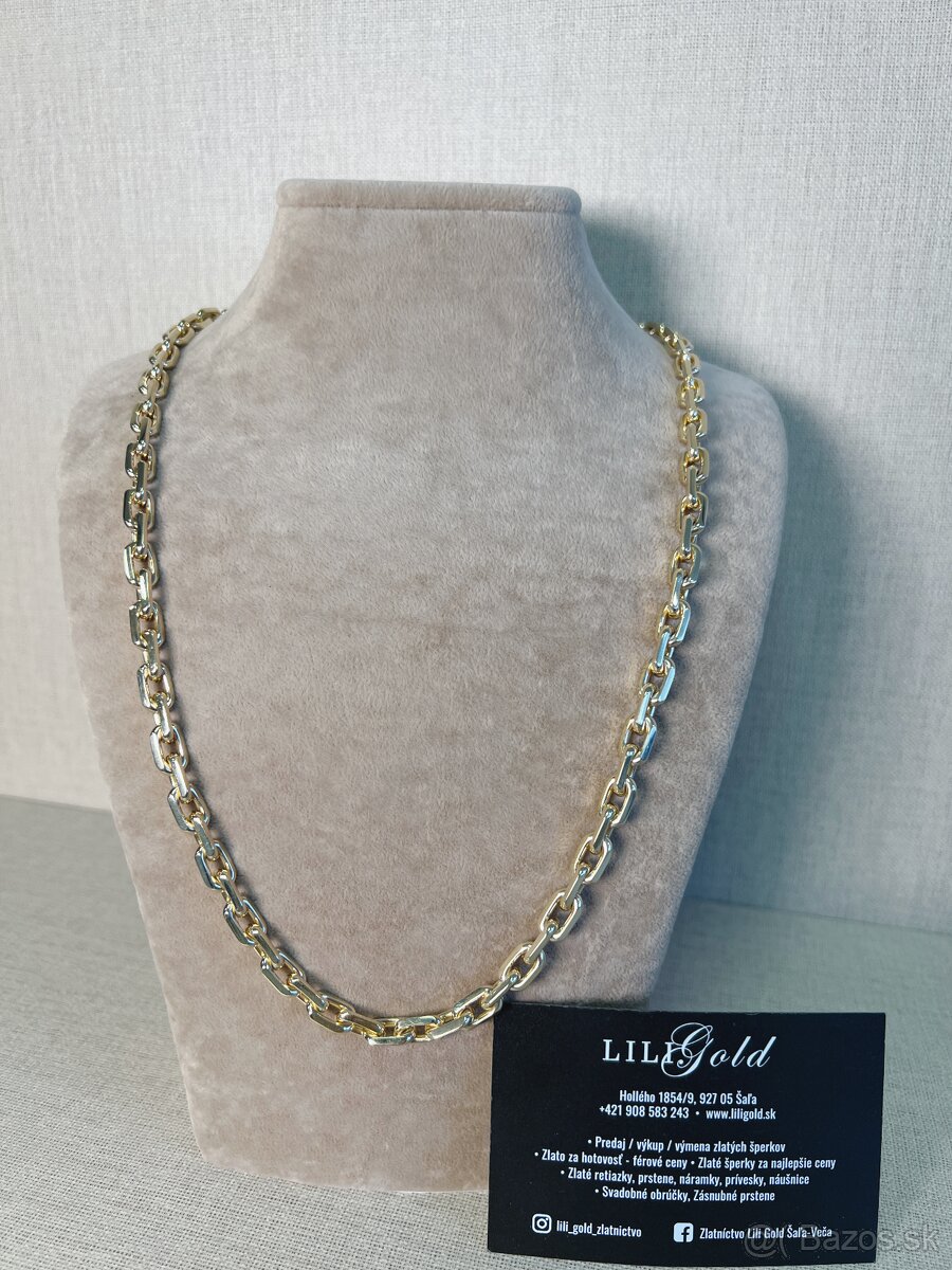zlata retiazka 14k 107.25g NOVÁ PUNCOVANÁ