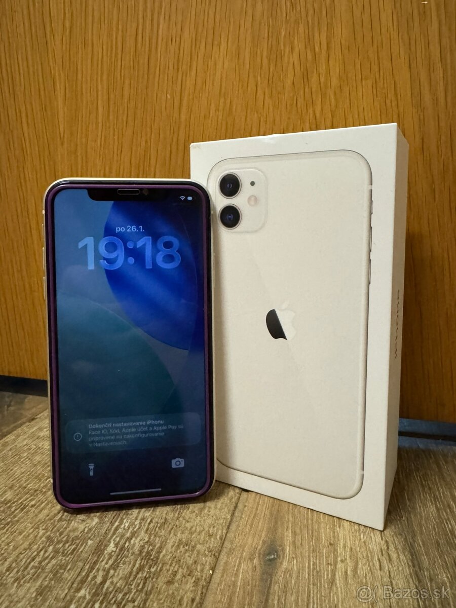🔥 PREDÁM iPhone 11 – 64 GB, BIELY 🤍
