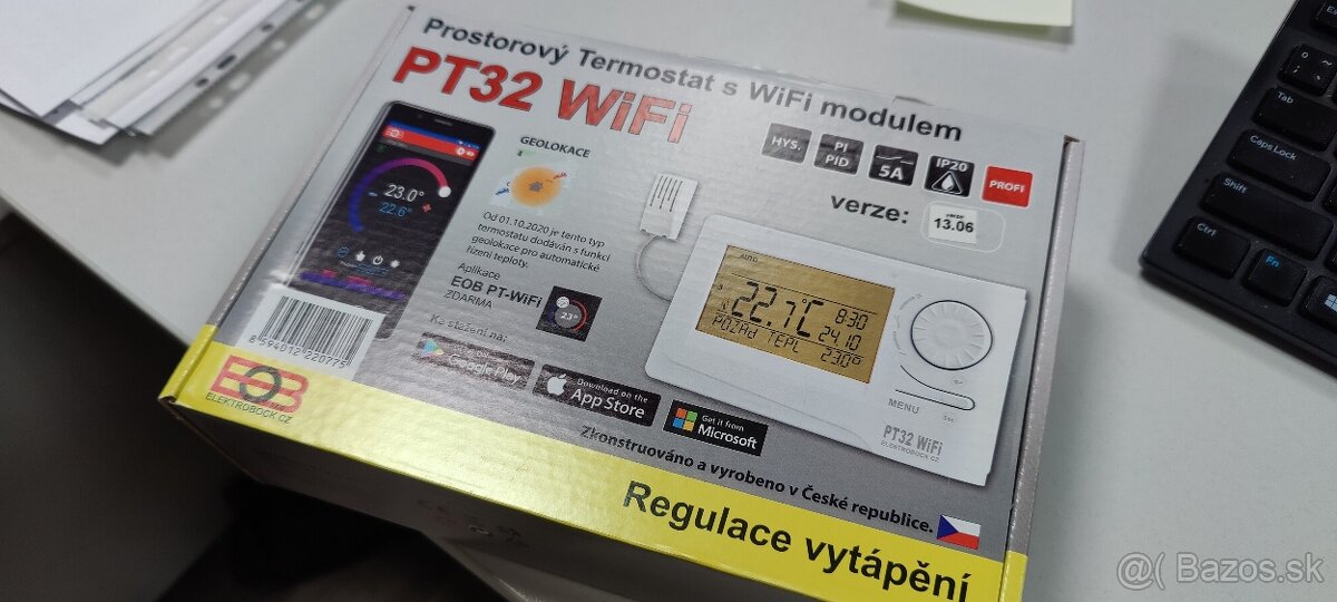 Elektrobock PT32 WIFI izbovy termostat